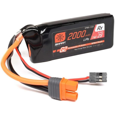 Spektrum Smart G2 LiPo 7.4V 2000mAh Rx 15C IC3