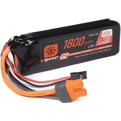 Spektrum Smart G2 ECU LiFe 11.1V 1800mAh Rx 10C IC3
