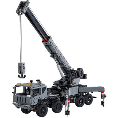 RC Master vojenský autojeřáb - Stavebnice z kostek