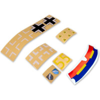 Pótalkatrész RC modell repülőgéphez E-flite UMX Me 262: matricák.