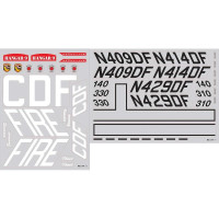 Pótalkatrész RC repülőgéphez Hangar 9 OV-10 Bronco 20cc ARF: matricák.