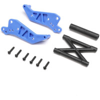 Pótalkatrész RC modellautóhoz Losi Mini LMT: készlet wheelie kék.