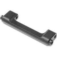 Pótalkatrész RC modellautókhoz Losi Mini LMT 1:18 4WD RTR: felső középső keresztrúd, alumínium, fekete.