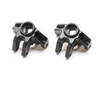 Pótalkatrész RC modellautókhoz Losi Mini LMT 1:18 4WD RTR: alumínium kerék, fekete (2 db).