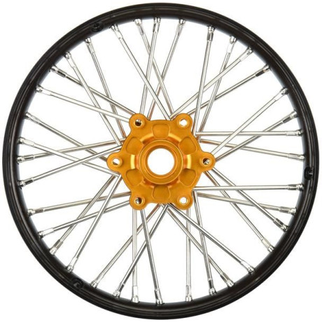 Pro-Line disk přední Pro-Spec V2 Bead, hliník, černý/zlatý: PM-MX