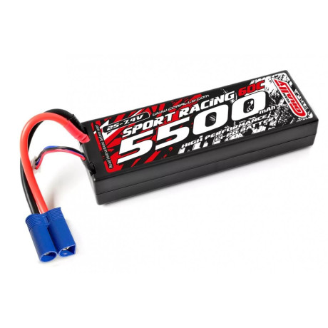 Sport Racing 60C - 5500Mah - 2S - 7,4V - EC5 - Hard Case
