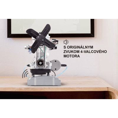 Stavebnica modelu hybridného motora Franzis v mierke 1:3 so zvukovým modulom