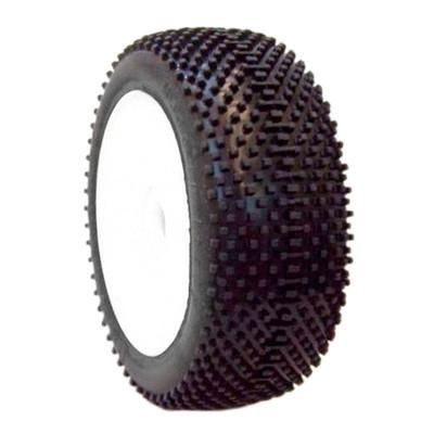 1/8 DOMINATOR COMPETITION OFF ROAD gumy nalepené gumy, EX.SUP SOFT směs, bílé disky, 2ks.