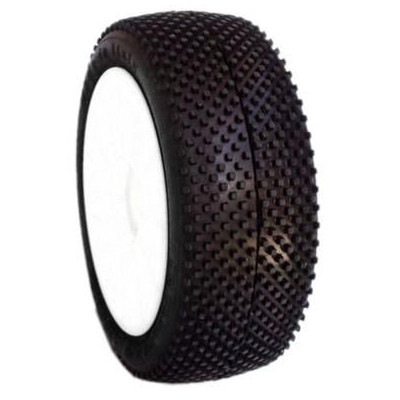 1/8 TERMINATOR COMPETITION OFF ROAD gumy nalepené gumy, EX.SUP.S. směs, bílé disky, 2ks.