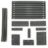 Traxxas Külső elhatároló párnák és oszlopok (készlet) - (17mm (8), 30mm (8), 35mm (2), 37mm (8), 38mm (2), 40mm (2), 43mm (2), 65mm (4), 70mm (4))/tételek (8).