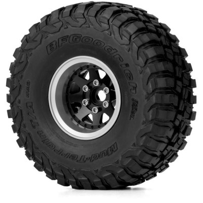 1.9'' Hliníkové beadlock disky offset -10 mm pro 1/10 crawler/expedice černé - 2 ks