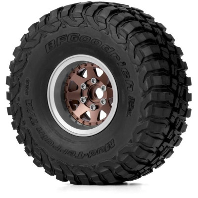 1.9'' Hliníkové beadlock disky offset -10 mm pro 1/10 crawler/expedice bronzové - 2 ks