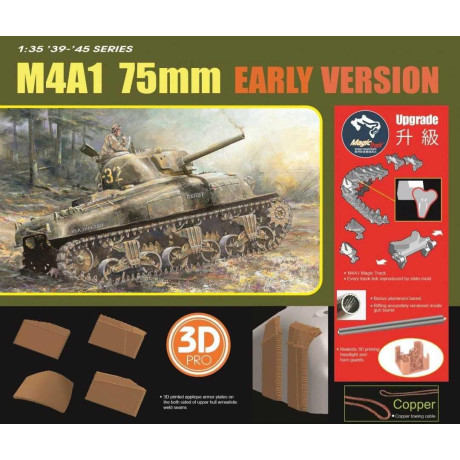 Model Kit tank 6701 - M4A1 EARLY PRODUCTION (1:35)