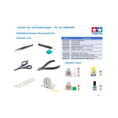 Tamiya 32605 British 2t 4x2 Ambulance 1/48