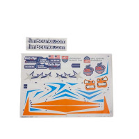 Pótalkatrész RC modell repülőgéphez E-flite Extra 330: matricák.