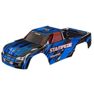 Traxxas Stampede karosszéria kék (sponseal nélkül)