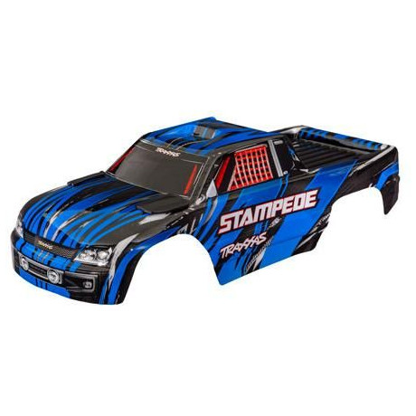Traxxas Stampede karosszéria kék (sponseal nélkül)