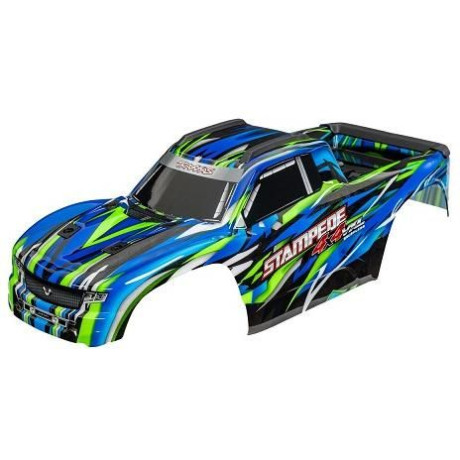 Traxxas Stampede 4X4 VXL zöld karosszéria (szivacsok nélkül)