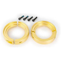 Traxxas keréknehezékek sárgaréz (2) (a #9781-hez) - a TRX-4MT modellek 1,0" Method 105 Beadlock tuning kerekeire tervezték. A keréknehezékek értékes súlyt (egyenként 31 grammot) adnak a modell legalsó részéhez a stabilitás és a tapadás növelése érdekében.