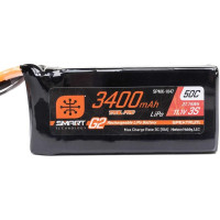 LiPo akkumulátor Spektrum Smart G2 Trail Pro LiPo 11.1V 3400mAh 50C IC3 egy új generációs akkumulátor, balancer csatlakozó nélkül, IC3 adatkábellel. Spektrum™ Smart töltő szükséges hozzá. Egy integrált mikrochip tárolja az egyes akkumulátorok egyedi paramétereit. Méretek: 96 x 47 x 26 mm.