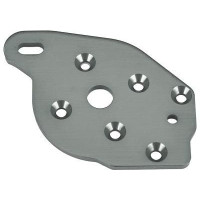 Traxxas alumínium szürke motorlemez - Az alumínium motorágy szilárdan a helyén tartja a motort, a színes eloxálás pedig egyedi megjelenést kölcsönöz RC modellednek. Tuning alkatrész a Traxxas Maxx, Maxx Slash modellekhez.