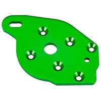 Traxxas alumínium motorlemez zöld - Az alumínium motorágy szilárdan a helyén tartja a motort, a színes eloxálás pedig egyedi megjelenést kölcsönöz RC modellednek. Tuning alkatrész a Traxxas Maxx, Maxx Slash modellekhez.