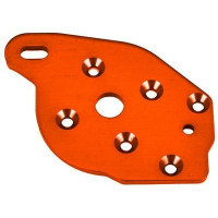 Traxxas alumínium narancssárga motorlemez - Az alumínium motorágy szilárdan a helyén tartja a motort, a színes eloxálás pedig egyedi megjelenést kölcsönöz RC modellednek. Tuning alkatrész a Traxxas Maxx, Maxx Slash modellekhez.