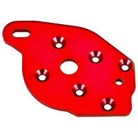 Traxxas Red Aluminum Motor Plate - Az alumínium motorágy szilárdan a helyén tartja a motort, a színes eloxálás pedig egyedi megjelenést kölcsönöz RC modellednek. Tuning alkatrész a Traxxas Maxx, Maxx Slash modellekhez.