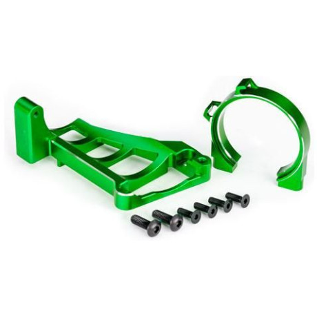 Traxxas držák motoru hliníkový zelený (pro NO3461)