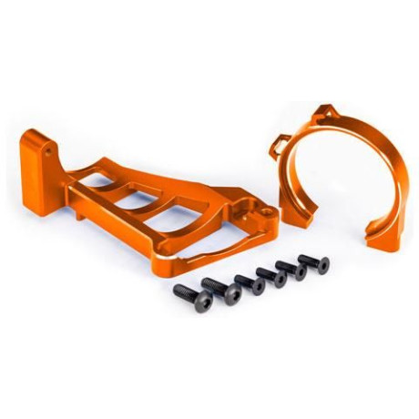 Traxxas držák motoru hliníkový oranžový (pro NO3461)