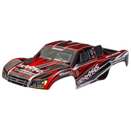 Traxxas karosérie Slash 1:10 červená bezsponková