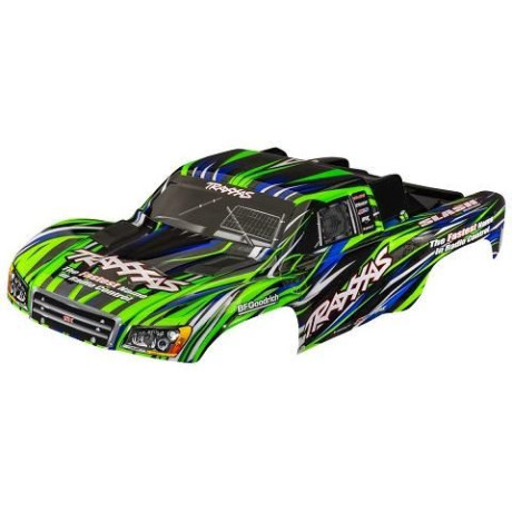 Traxxas karosérie Slash 1:10 zelená bezsponková