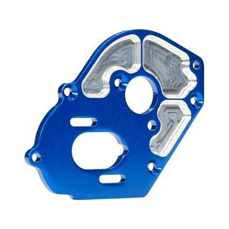 Traxxas deska motoru 4mm hliníková vylehčená modrá