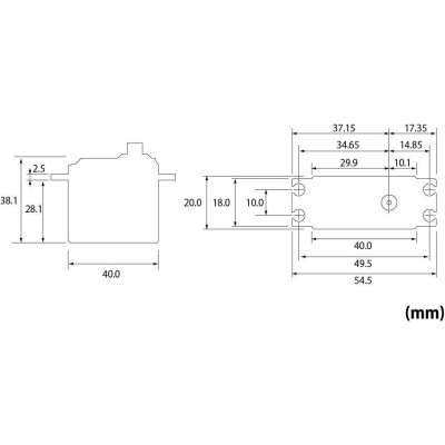 Futaba S-C300 (9,6kg 0,12s/60°)