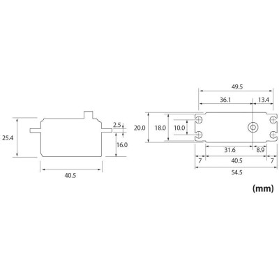 Futaba S-C400 (8kg 0,08s/60°)