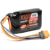 LiPo akkumulátor Spektrum Smart G2 Trail Pro LiPo 7.4V 1000mAh 50C IC2 egy új generációs akkumulátor, balancer csatlakozó nélkül, IC2 adatkábellel. Spektrum™ Smart töltő szükséges hozzá. Egy integrált mikrochip tárolja az egyes akkumulátorok egyedi paramétereit. Méretek: 58 x 32 x 20 mm.