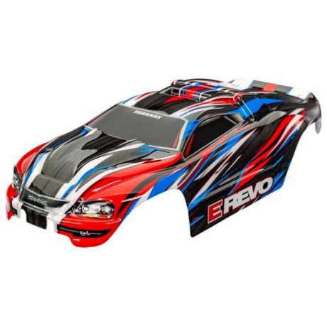Traxxas karosérie E-Revo 1:16 červeno-modrá