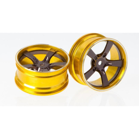 Killerbody Camaro 2011 1:10 - hliníkové disky kolies sivé (2)