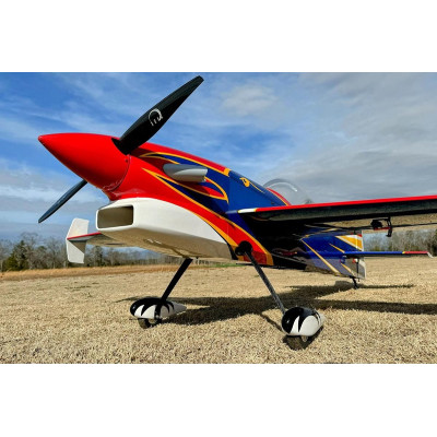 88" Raven - Červená/Modrá 2,24m