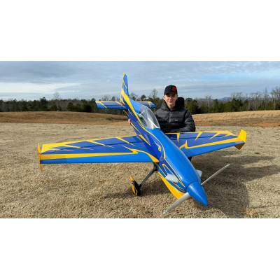 88" Raven - Žlutá/Modrá 2,24m