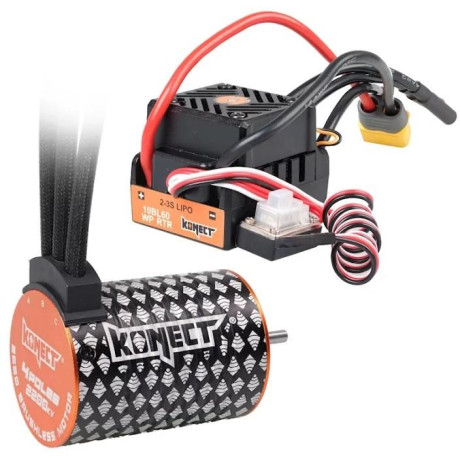 COMBO BRUSHLESS 60A WP + 4P 3650SL 2200KV motor