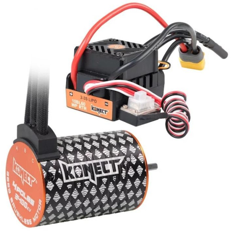 COMBO BRUSHLESS 60A WP + 4P 3650SL 3400KV motor