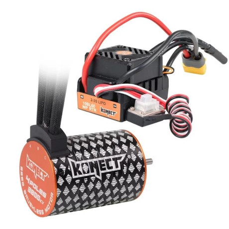 COMBO BRUSHLESS 60A WP + 4P 3650SL 3800KV motor