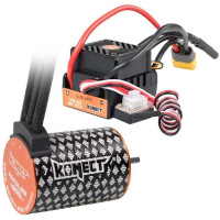 Programozható, vízálló, érzékelő nélküli klímaberendezés autómodellekhez. 2S - 3S LiPo tápegységhez, XT60 csatlakozóval.