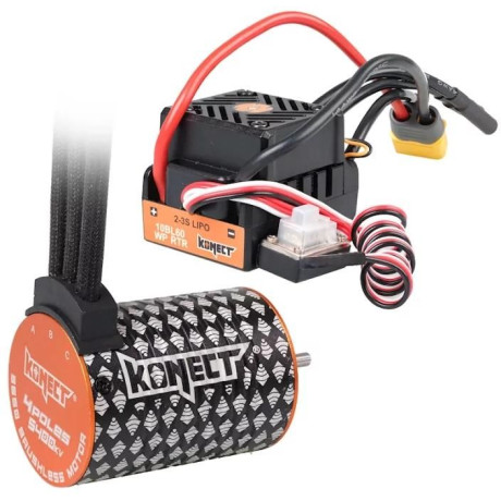 COMBO BRUSHLESS 60A WP + 4P 3650SL 5400KV motor