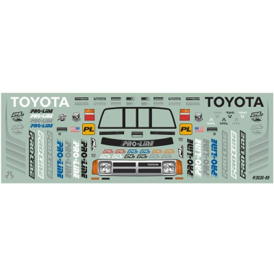 Pro-Line karosérie 1985 Toyota HiLux SR5 čirá: SCX24