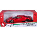 Bburago Ferrari 296 GTB 1:18 červená