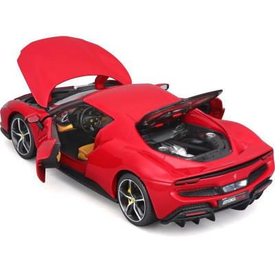 Bburago Ferrari 296 GTB 1:18 červená