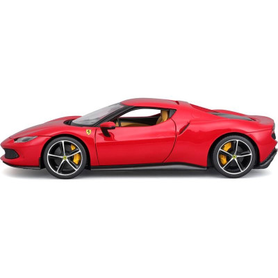 Bburago Ferrari 296 GTB 1:18 červená