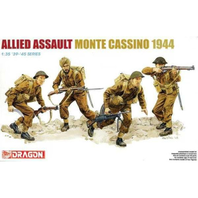 Model Kit figurky 6515 - ALLIED ASSAULT (MONTE CASSINO 1944) (1:35)